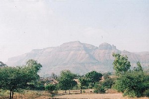 Ahivant as seen from Vani -Nashik road